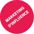 Icône de séléction Marketing d'influence